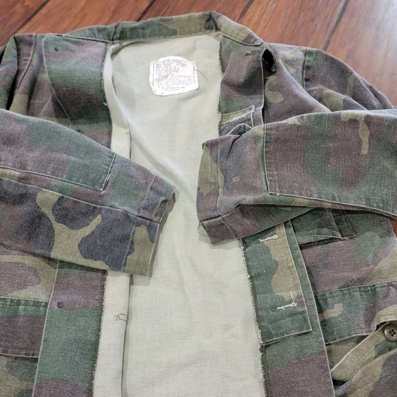 Vintage military style camouflage jacket - Picture 6 of 8